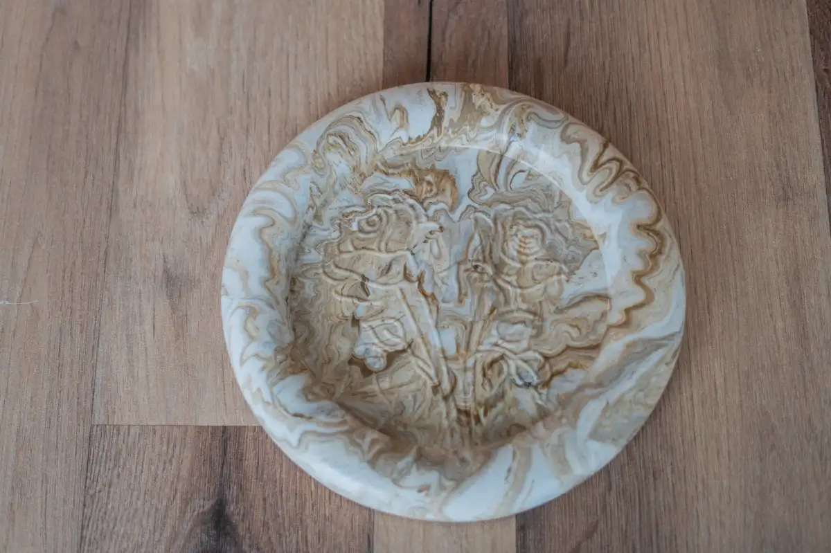 Plateau relief fleur